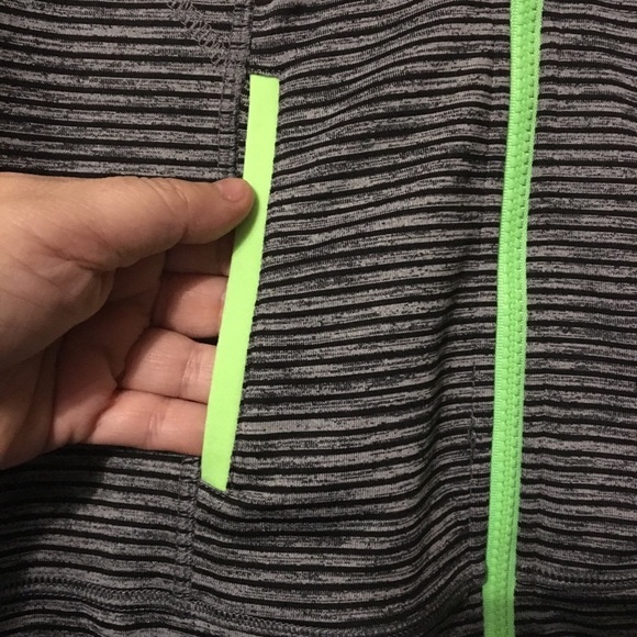 Lukka Performance Hoodie Zip-Up Gray Green Size Medium‎ - Picture 5 of 8